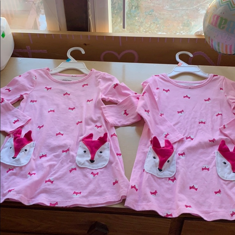 Twin fox dresses